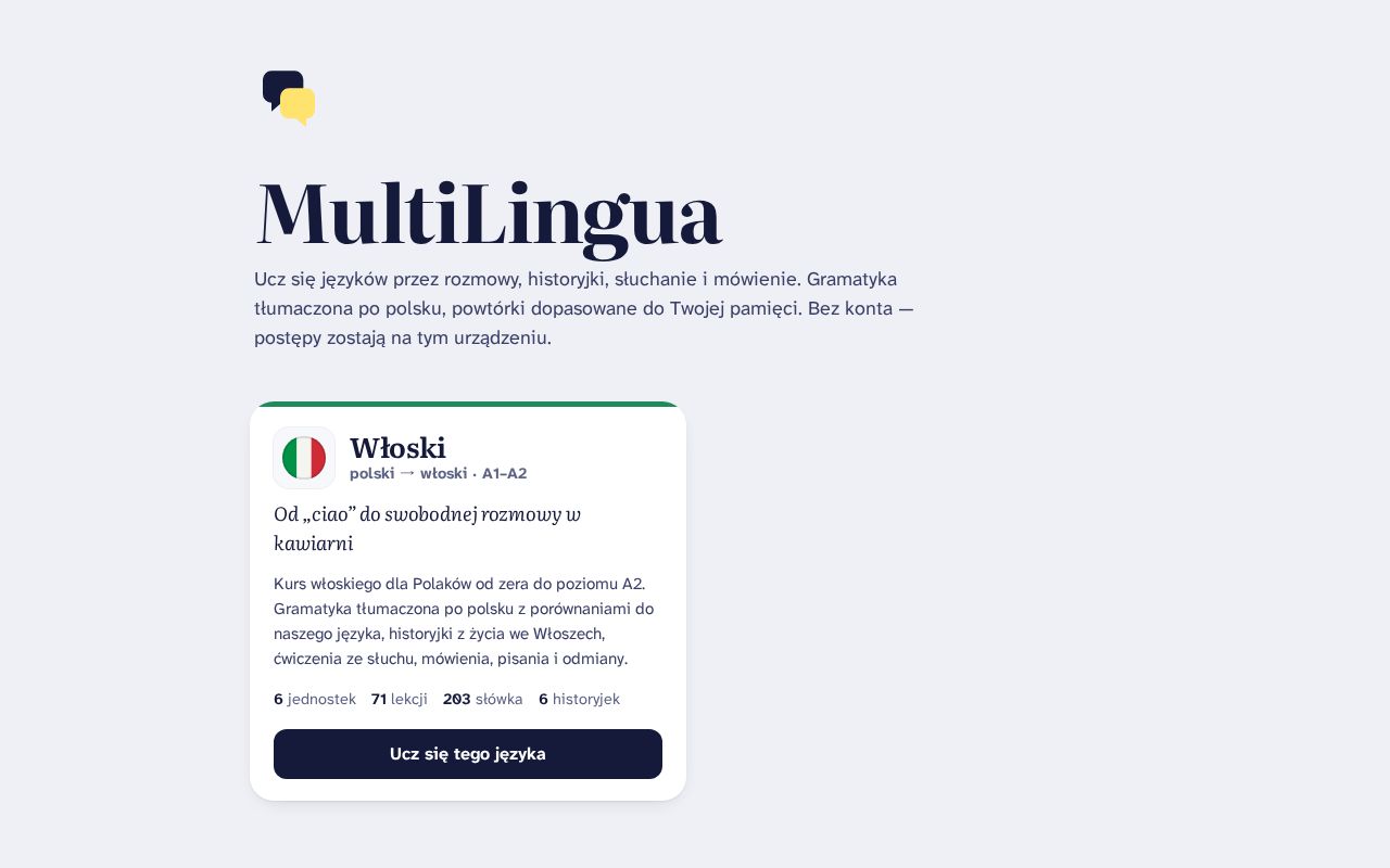 Preview of MultiLingua