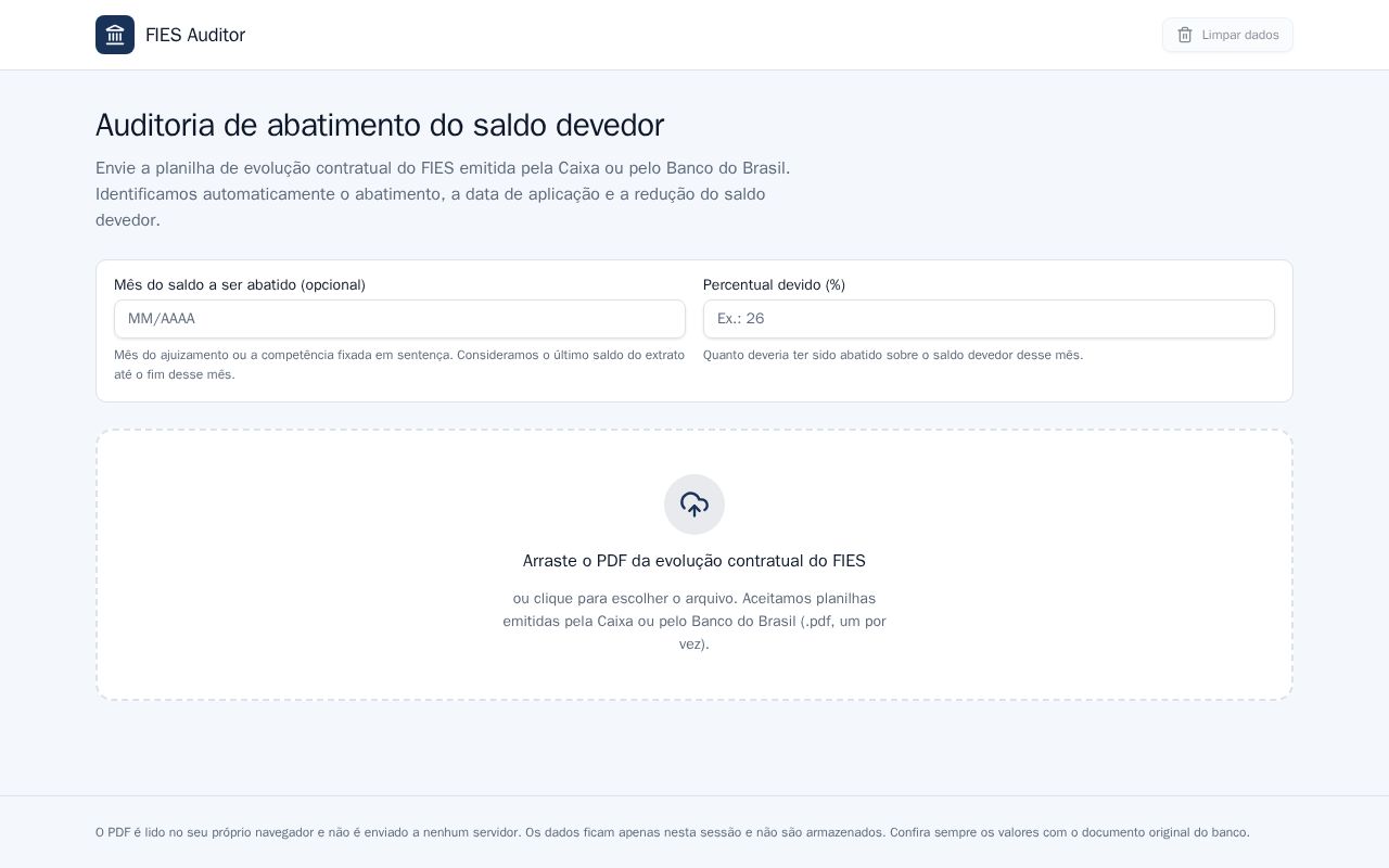 Preview of FIES Auditor