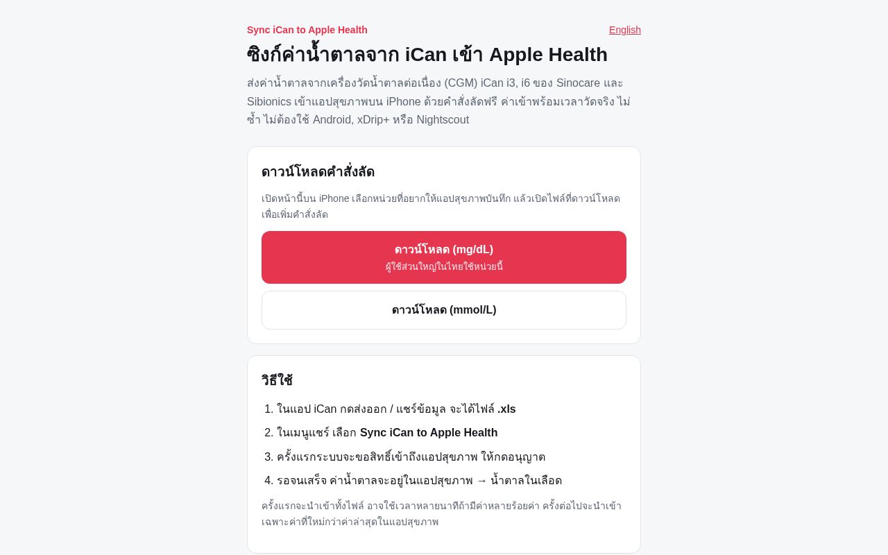Preview of Ican Health Sync