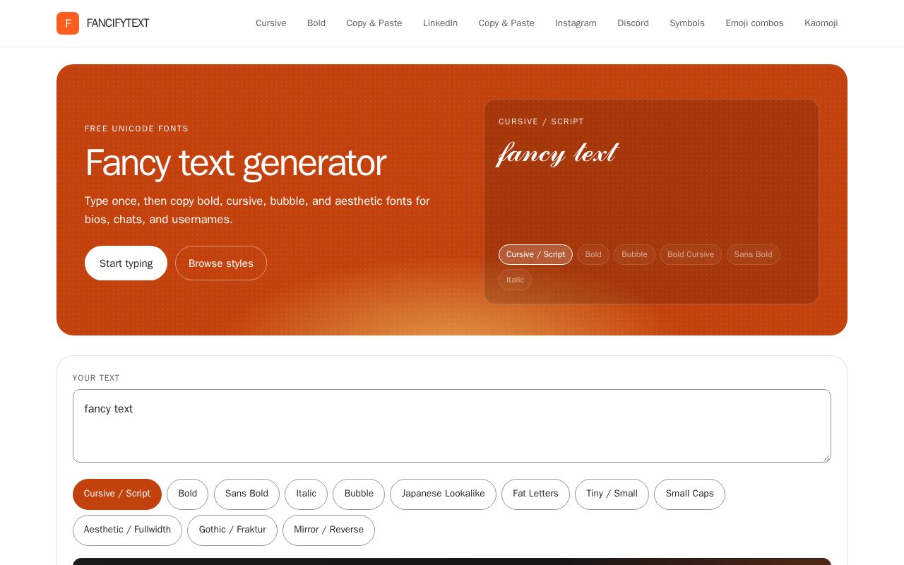 Preview of FancyText