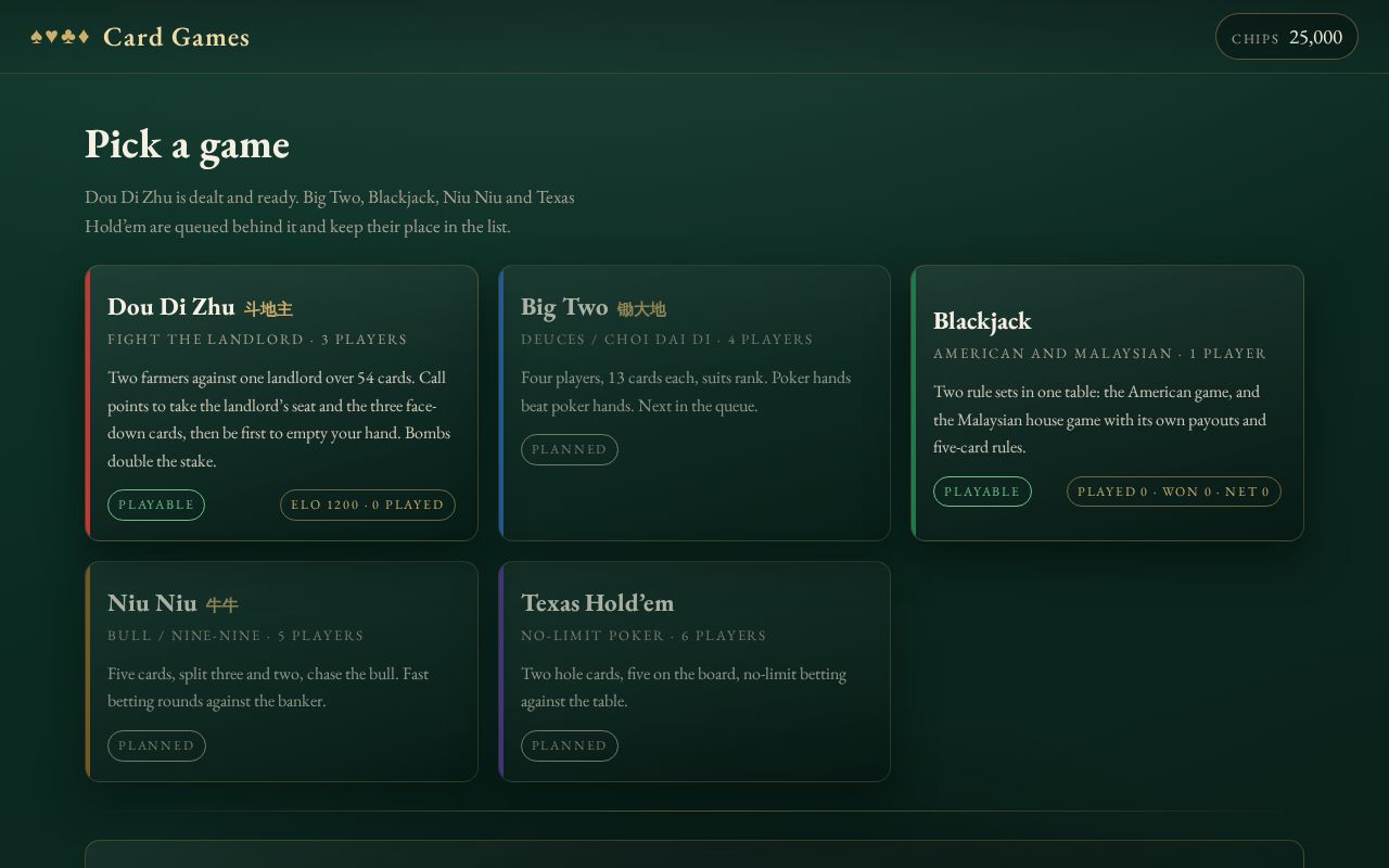 Preview of Card Games