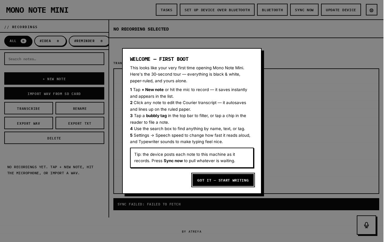 Preview of Mono Note Mini