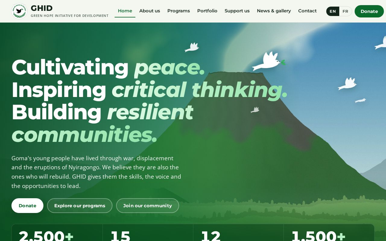 Preview of Ghid Website