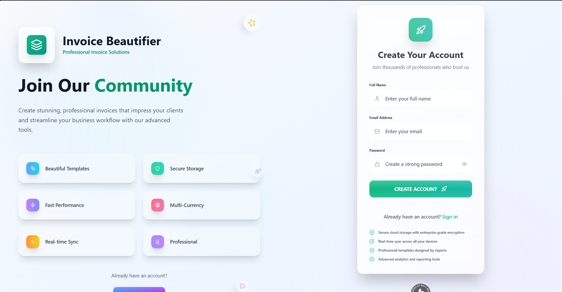 Preview of Invoice Beautifier
