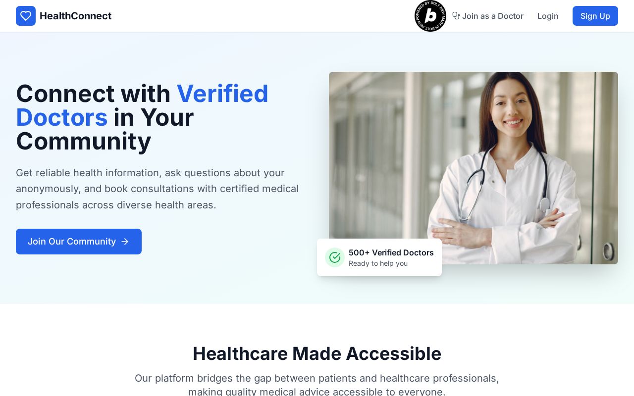 Preview of HealthConnect