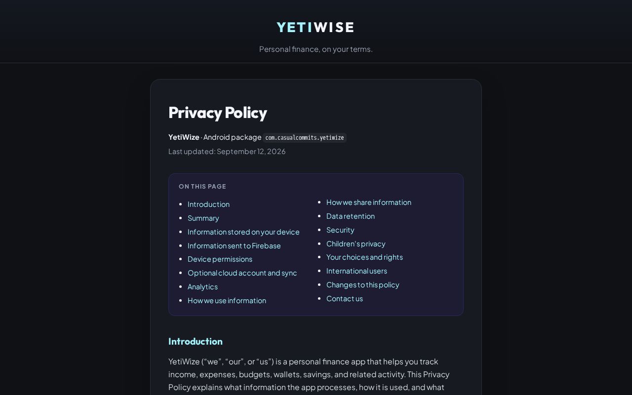 Preview of Wiseprivacy
