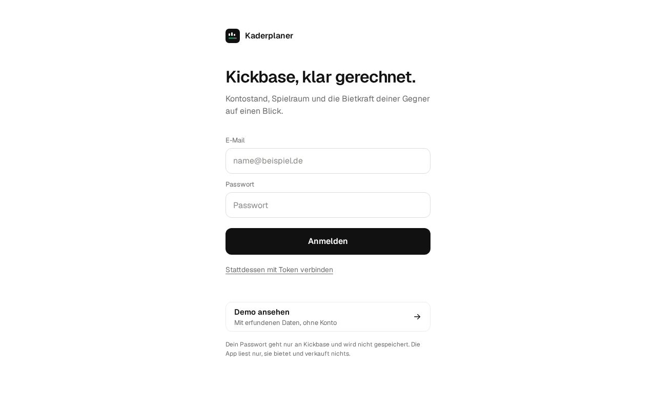 Preview of Kaderplaner