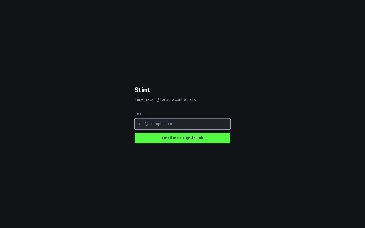 Preview of Stint