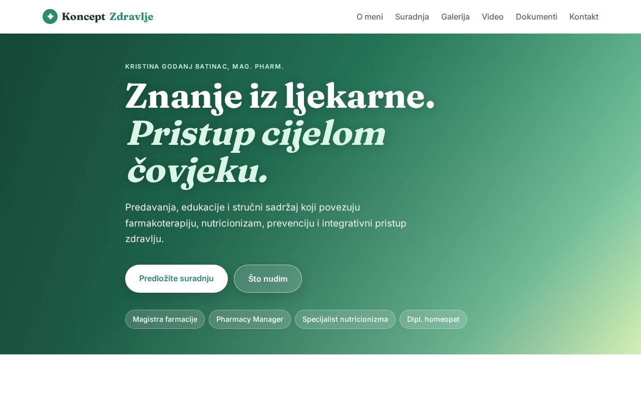 Preview of Koncept Zdravlje