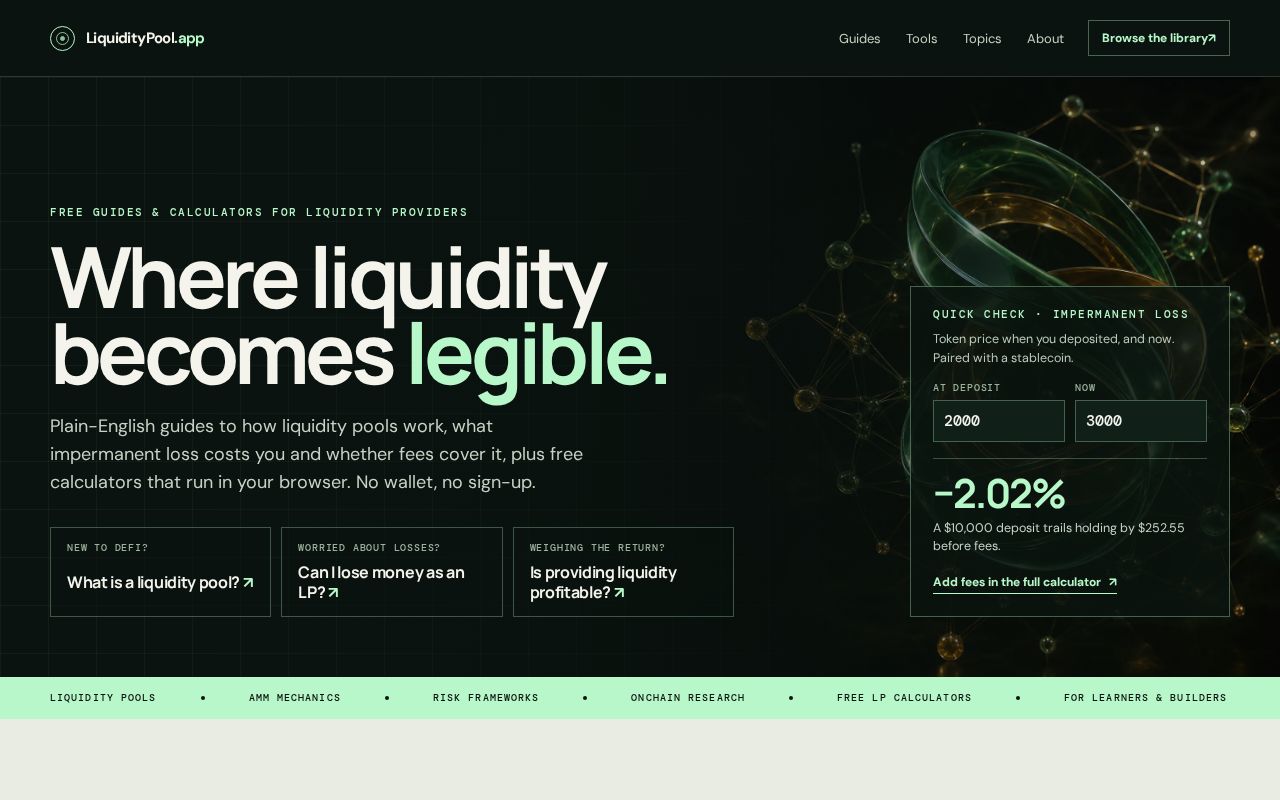 Preview of LiquidityPool