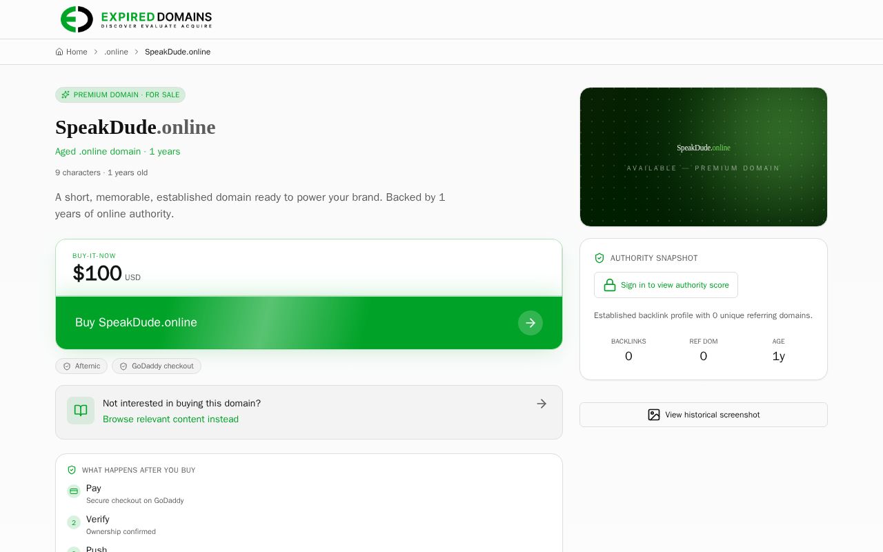 Preview of SpeakDude