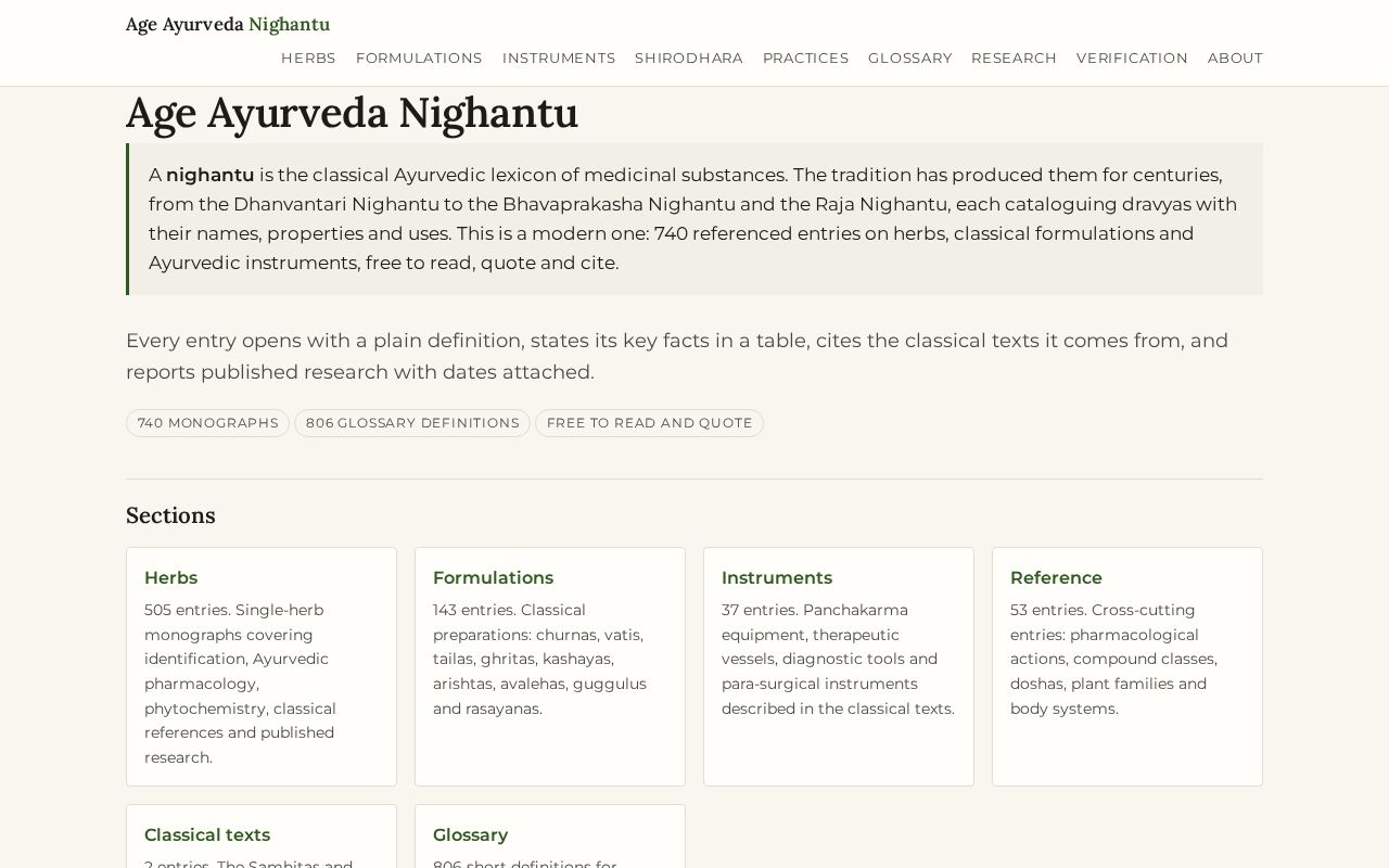 Preview of Nighantu