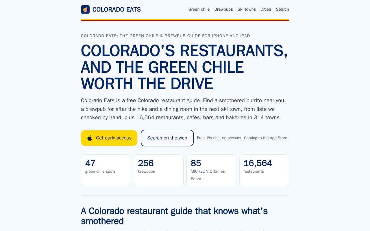 Preview of Colorado Eats