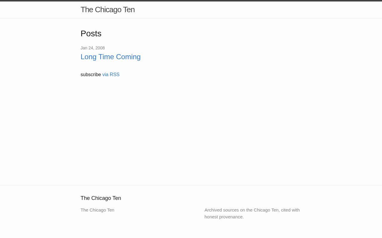 Preview of The Chicago Ten