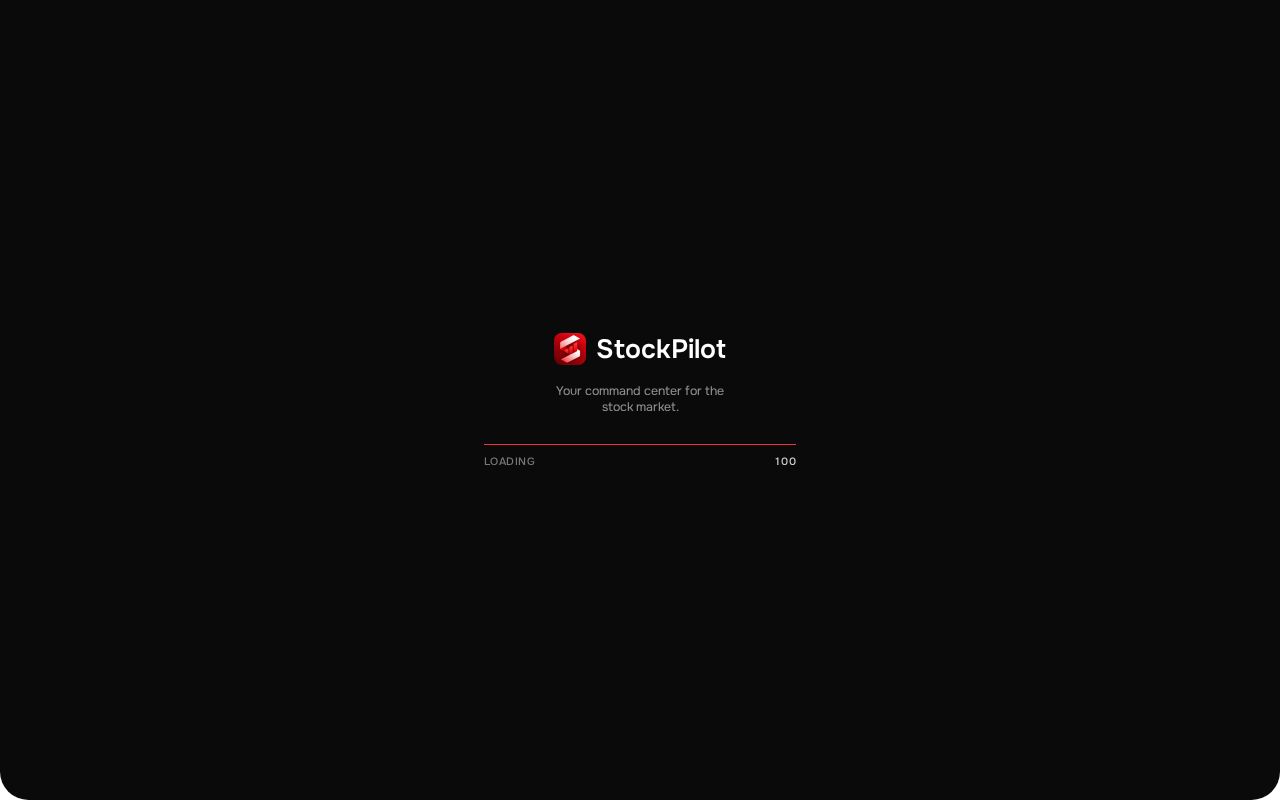 Preview of StockPilot