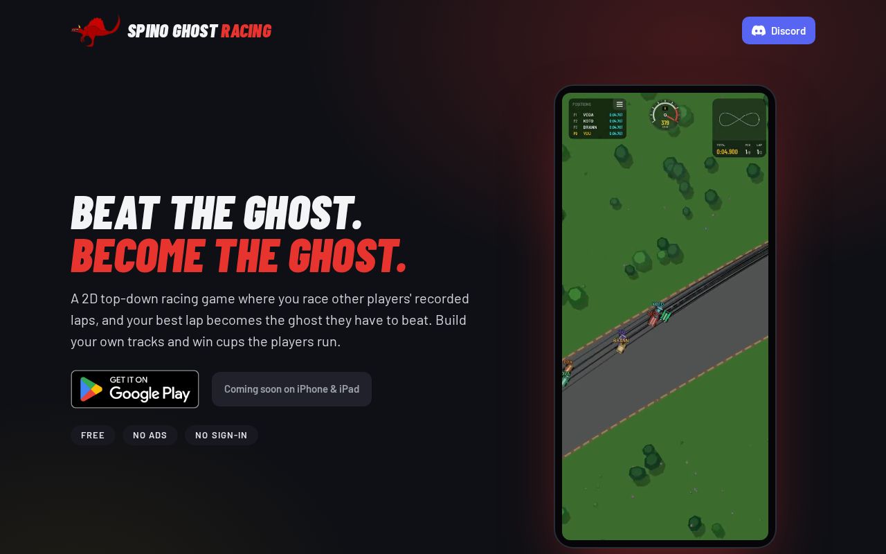 Preview of Spinoghostracing Site
