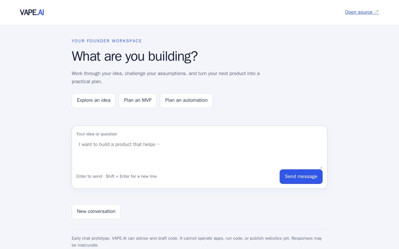 Preview of VAPE.AI