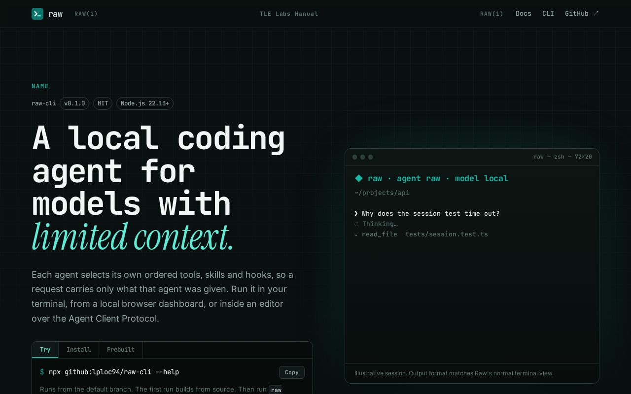 Preview of Raw Cli