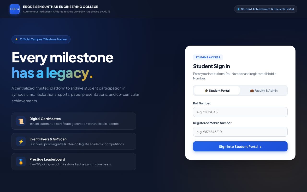 Preview of New Portal