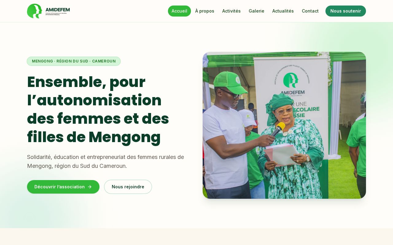 Preview of Site web pour une association caritative