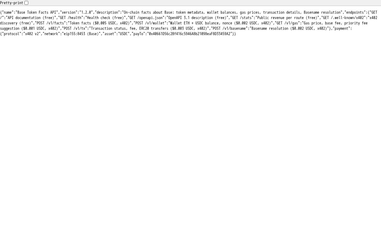 Preview of Base Facts Mcp