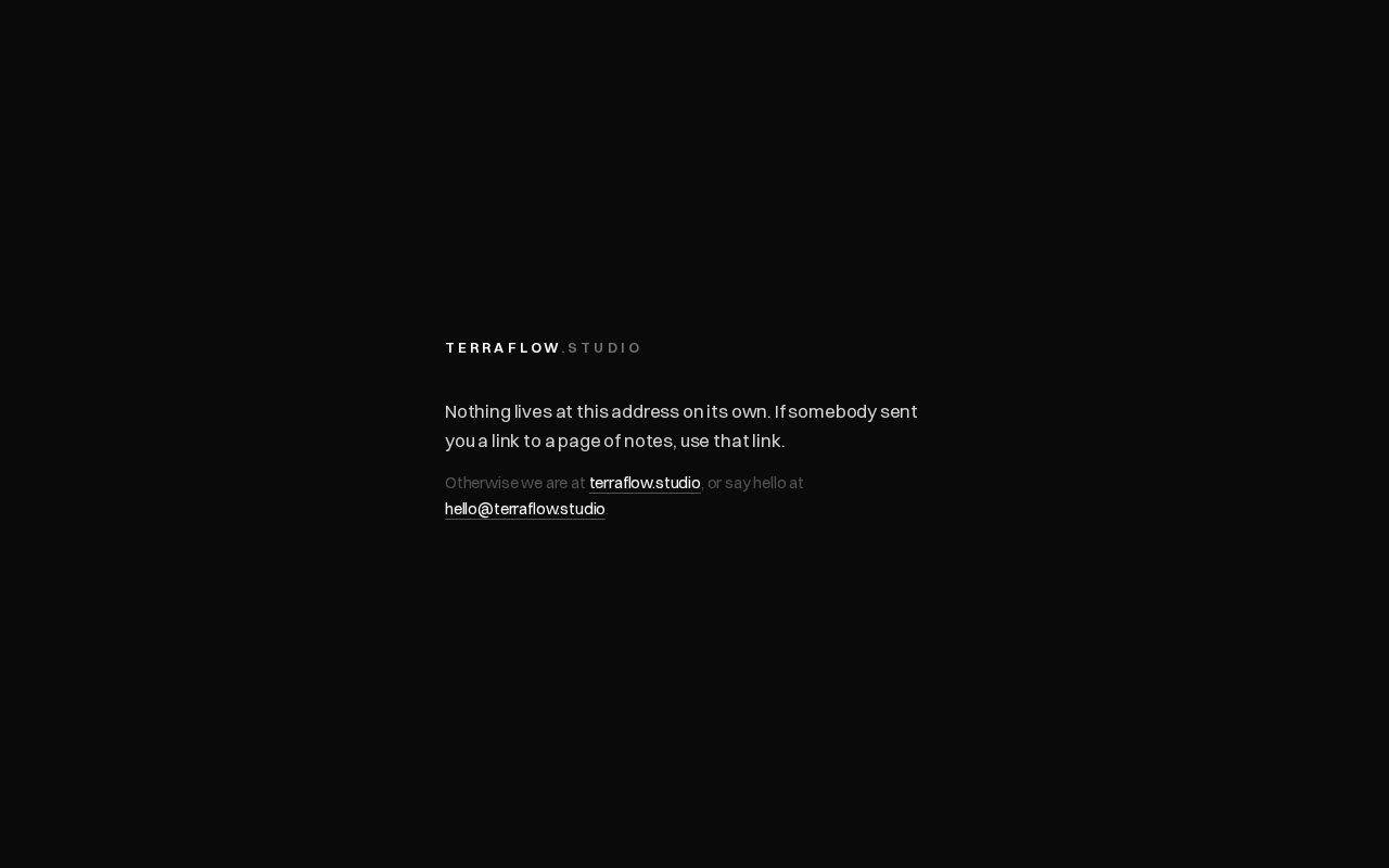 Preview of Terraflow Notes