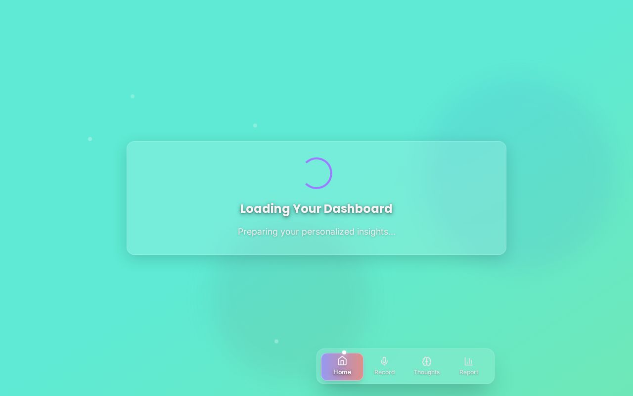 Preview of MindEcho : Your AI-powered Memory & Mood Companion