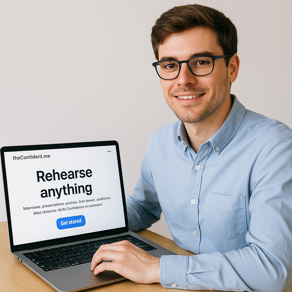 Preview of TheConfident.me: AI-Powered Confidence Training Platform
