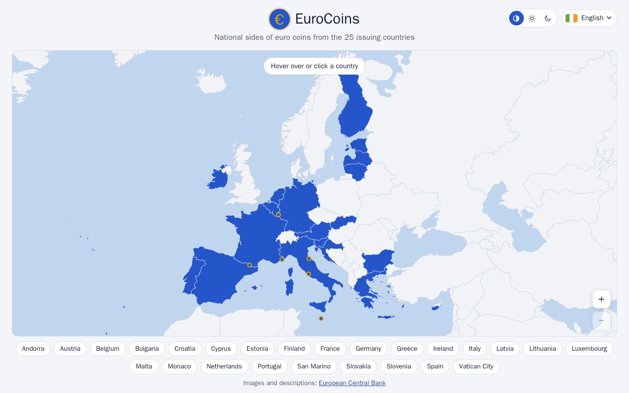 Preview of EuroCoins