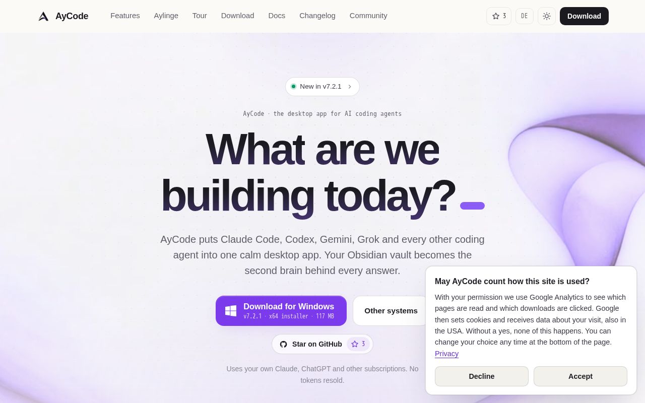 Preview of AyCode Releases