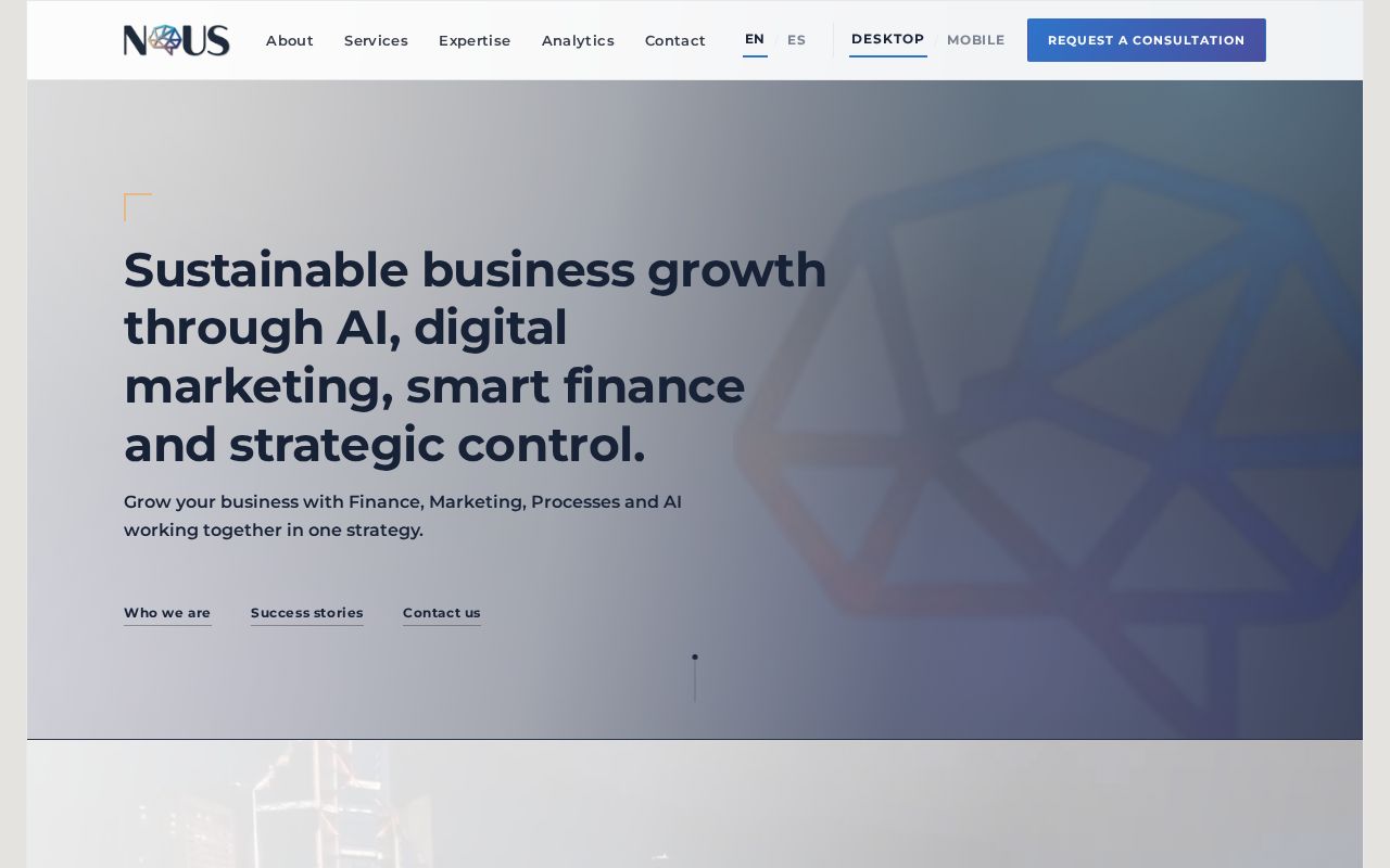 Preview of Nous Estrategia Website