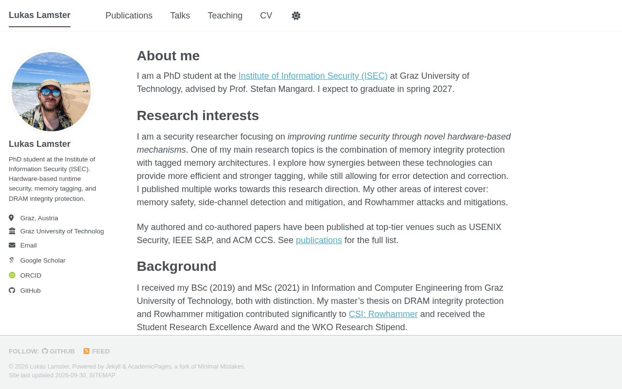 Preview of Lamsterl Github Io