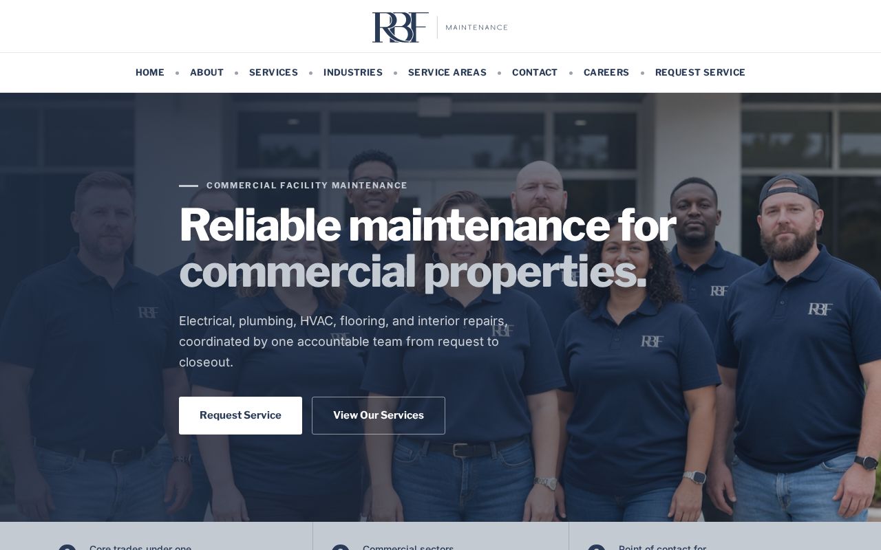 Preview of Rbf Website