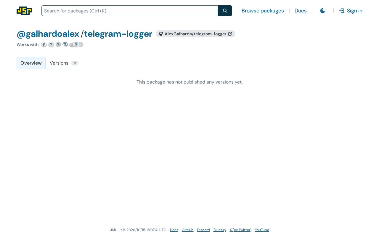 Preview of Telegram Logger