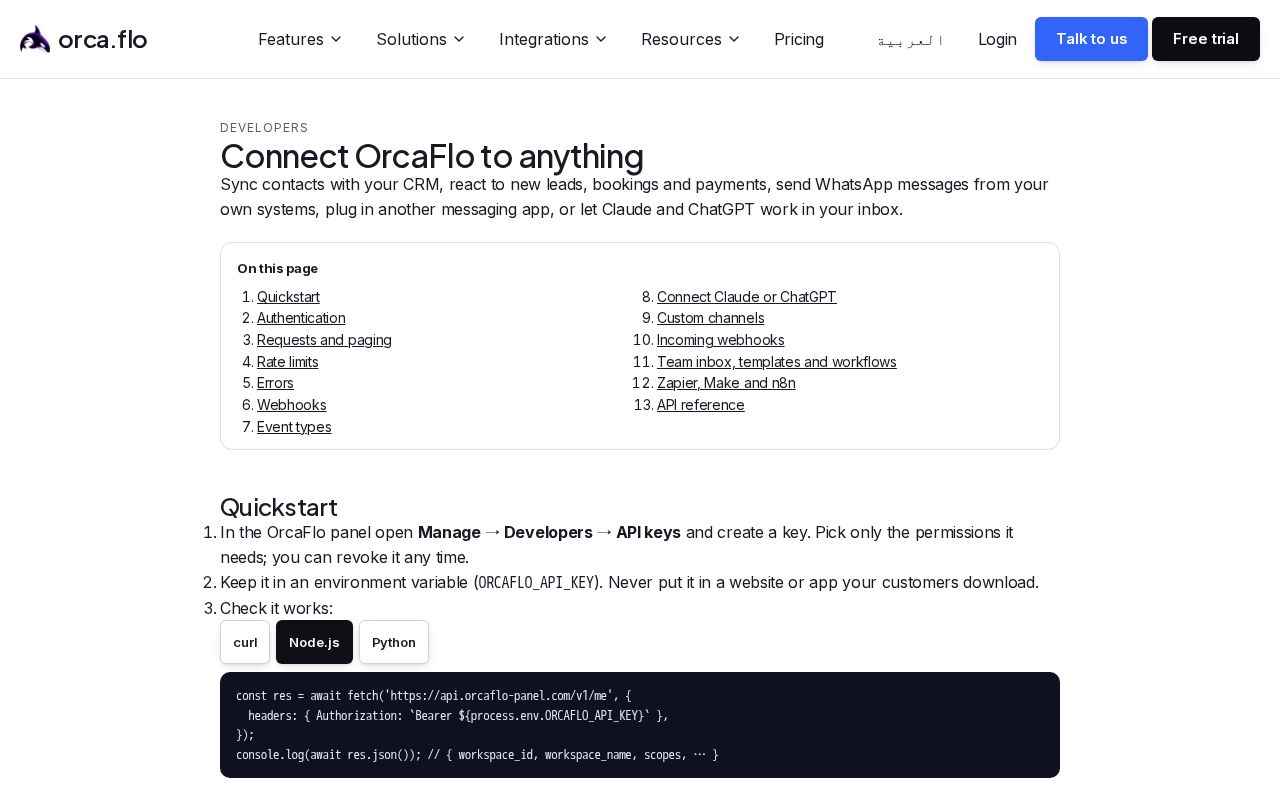 Preview of N8n Nodes Orcaflo