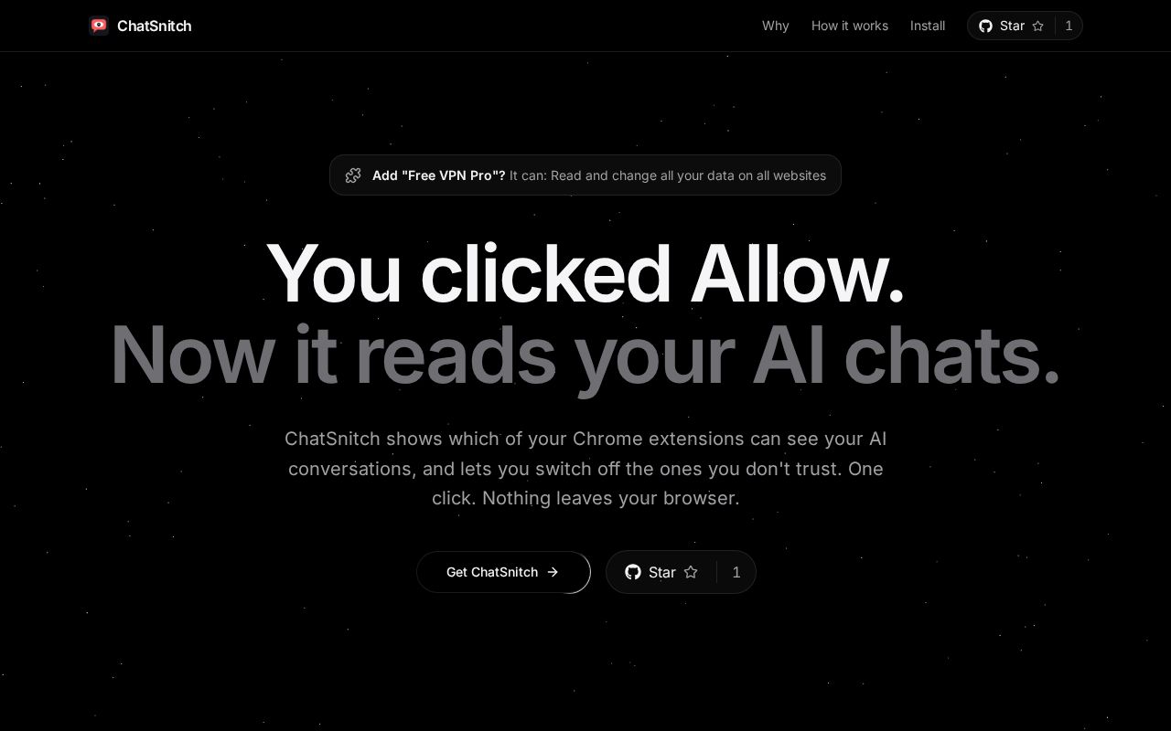 Preview of Chatsnitch