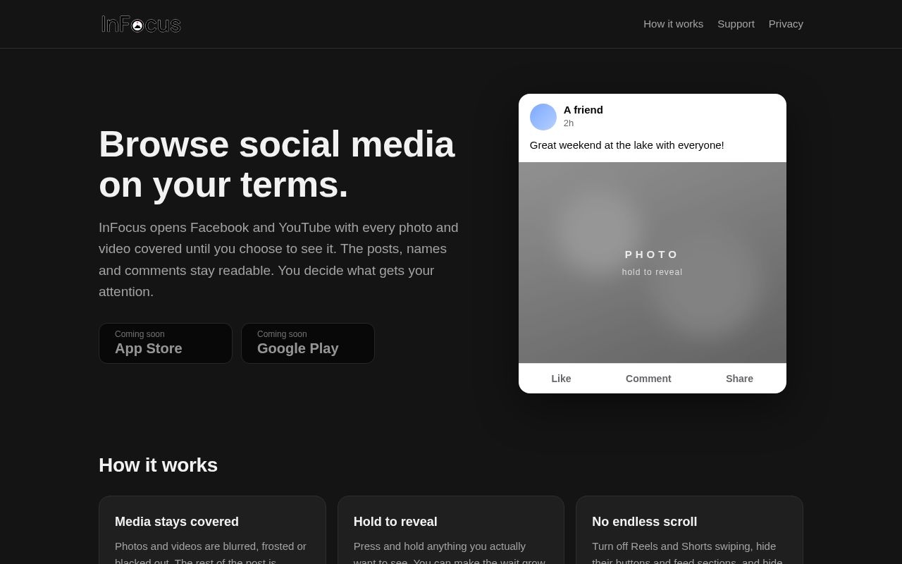 Preview of Infocus Site