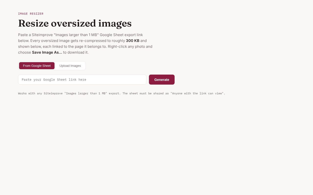 Preview of Image Resize