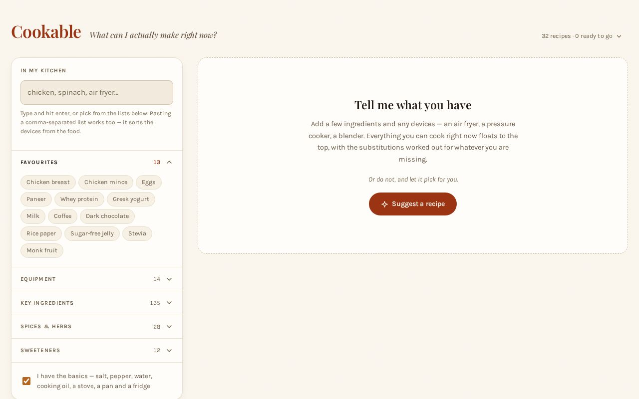 Preview of Cookable