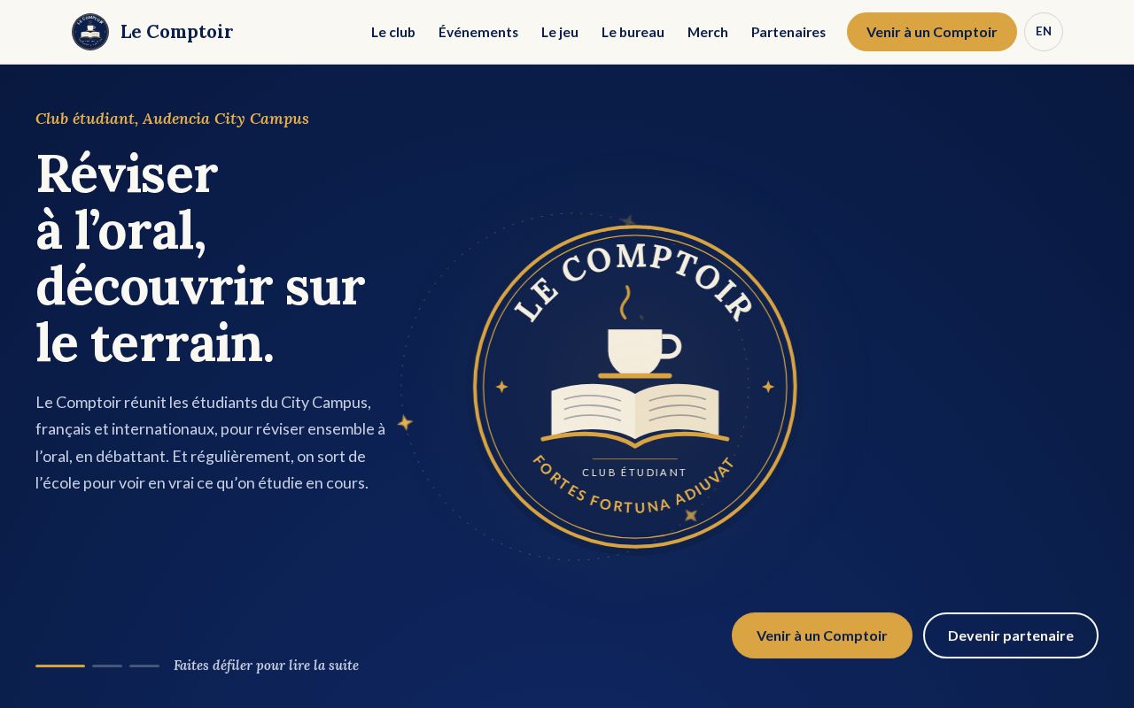 Preview of Le Comptoir Nantes Github Io