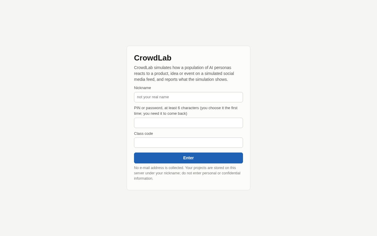 Preview of CrowdLab