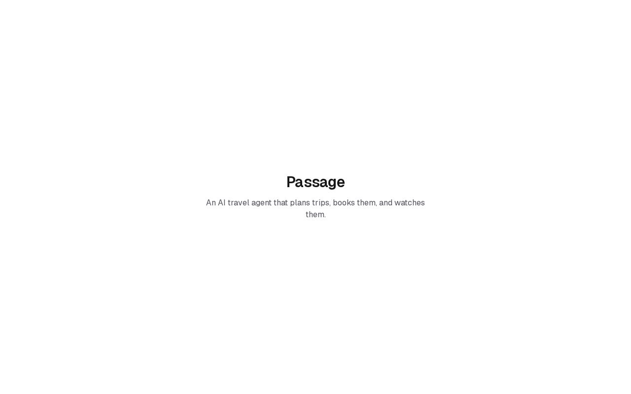 Preview of Travel Agent