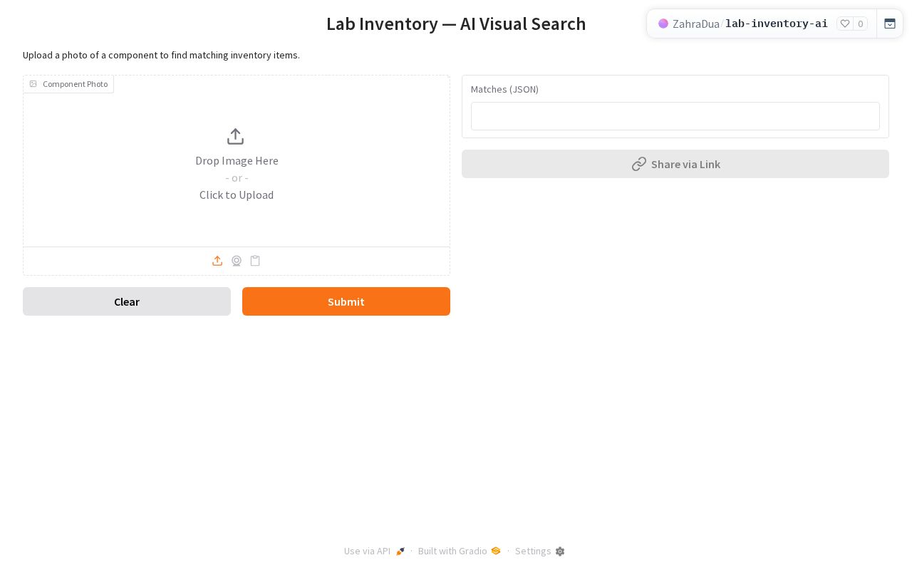 Preview of Lab Inventory Ai