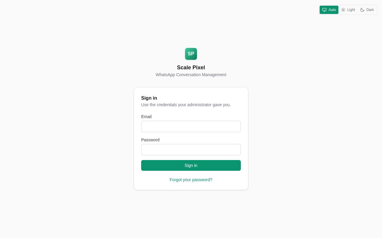 Preview of Scale Pixel Whatsapp Cms