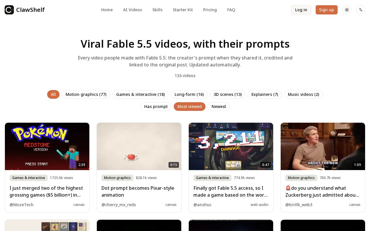 Preview of Awesome Fable5 5 Videos