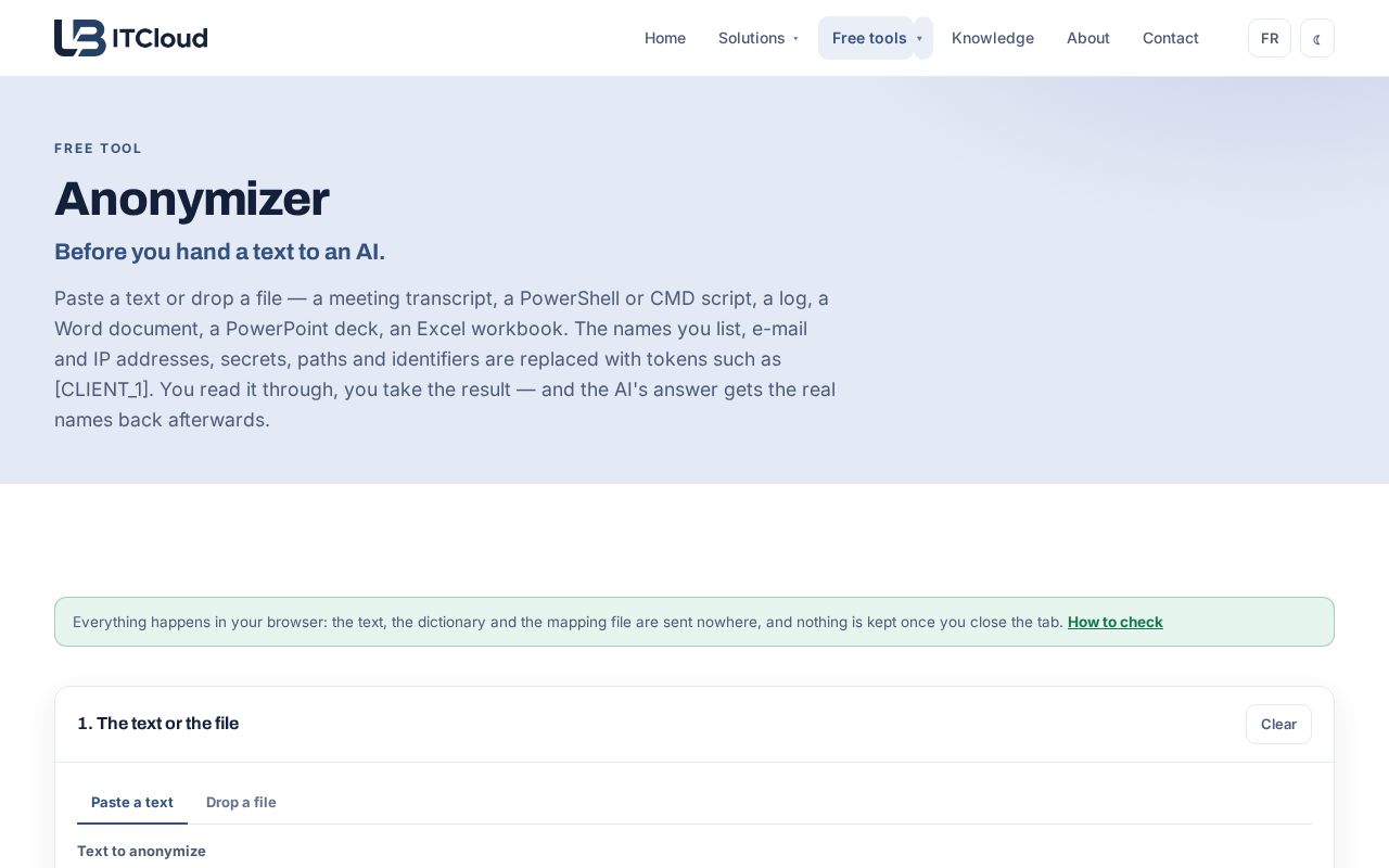 Preview of Anonymizer