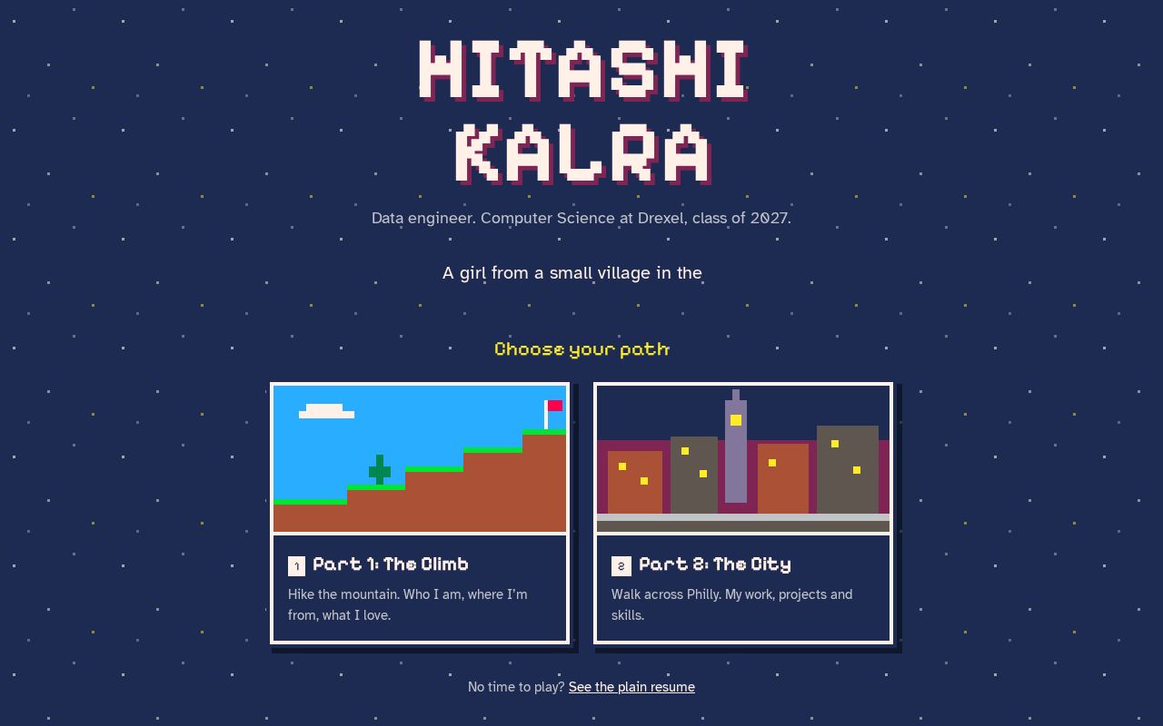 Preview of Hitashikalra Github Io