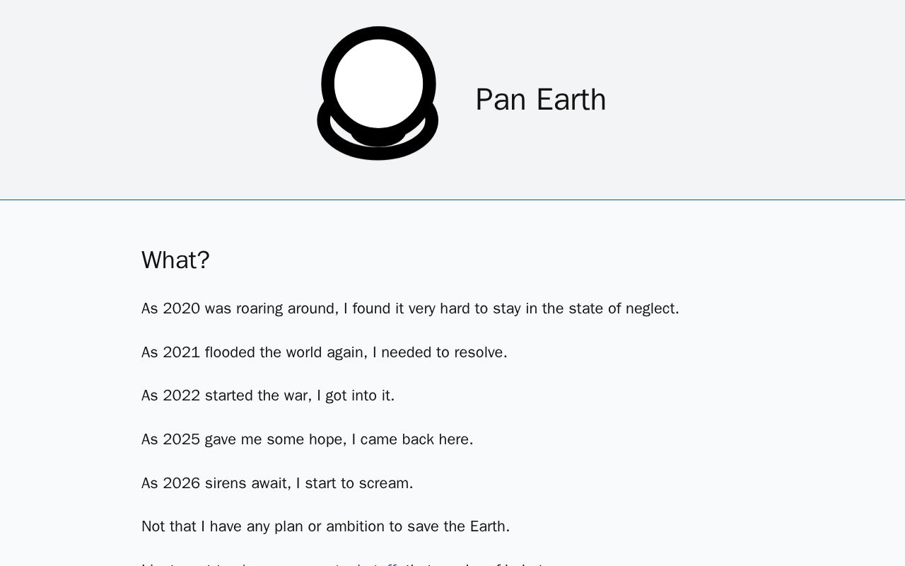 Preview of Pan Earth