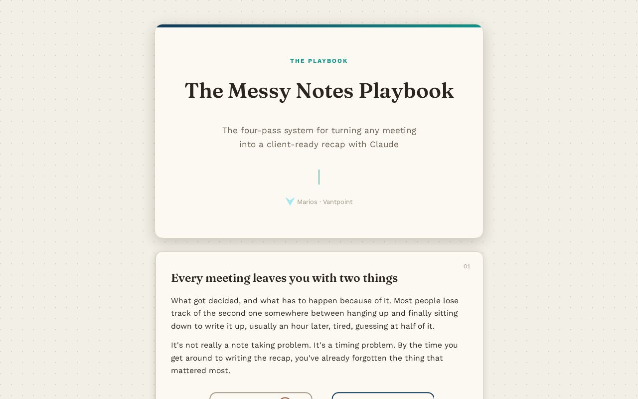 Preview of Messy Notes Guide