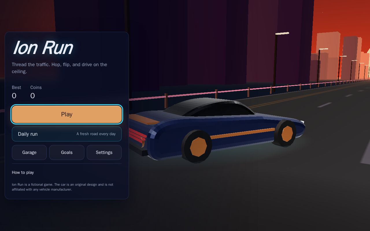 Preview of Ion Run